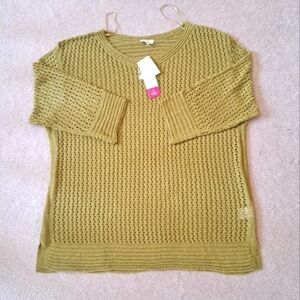 New! Laura Knit Sweater Women's Size 2X Green